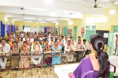 Chief Whip of BJP in Tripura Assembly, Kalyani Roy chaired a training camp of 6-Agartala BJP Mandal at Agartala on May 28.