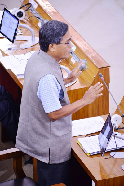 Glimpses of the second day of the Monsoon session of Tripura Legislative Assembly on August 28.
