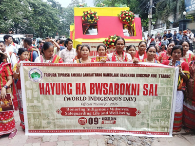 Indigenous people organized a colourful rally in Agartala to mark the celebration of World Indigenous Day on August 9.