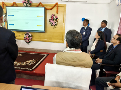 Chief Minister Dr Manik Saha inaugurated the Personalized Adaptive Learning Labs simultaneously in 210 schools across the state at a function organized at Maharani Tulsibati Higher Secondary Girls' School in Agartala on January 28.