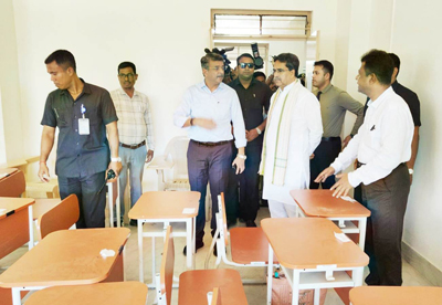 Chief Minister Dr Manik Saha inaugurated the new building of Agartala Government Nursing College, BRAM Nursing School and ANM (R) Training Institute at Durjoynagar area of Agartala on October 27.