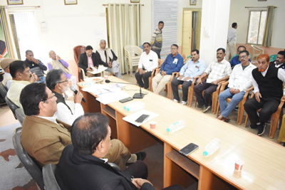 Tripura Pradesh Congress organised a meeting on MGNREGA at Congress Bhavan in Agartala on January 17.