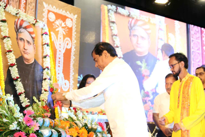 Industries and Commerce Minister Santana Chakma attended birth anniversary celebration of revered author Bankim Chandra Chattopadhyay at Muktadhara auditorium in Agartala on June 26.