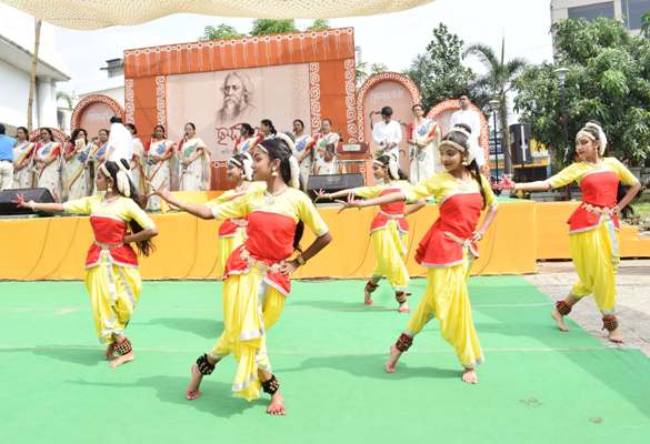 Chandanir observed the birth anniversary of Kabiguru Rabindranath Tagore in Agartala on May 9.