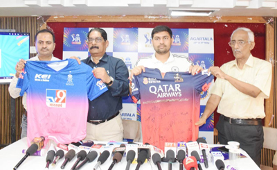 Authorities of Tripura Cricket Association (TCA)  addressed a press conference to announce IPL Fan Park in Agartala on May 28  for live telecast of final matches of IPL tournament