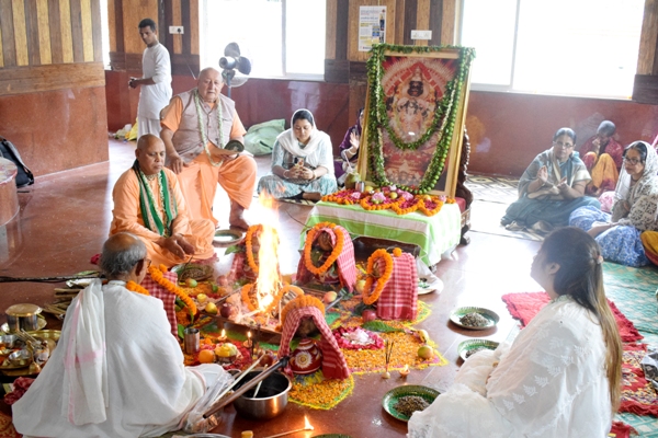 Narsingha Jayanti has been observed amidst religious fervour at Agartala ISKCON temple on April 30.