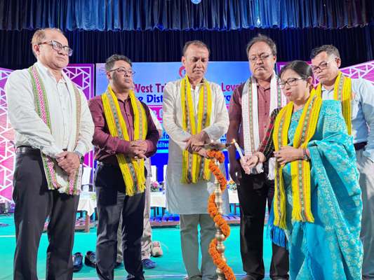 Zilla Sabhadhipati of West Tripura district Biswajit Shil distributed awards to the winners of clean hostel green hostel drive in a programme held at Agartala on March 12.