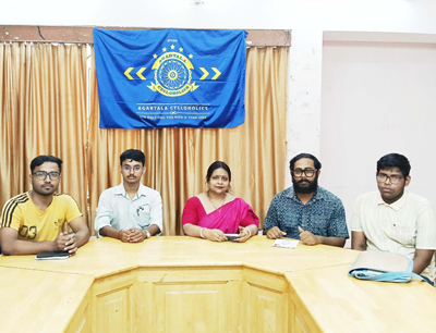 Authorities of Agartala Cycloholics addressed a press conference at Agartala Press Club on September 17 to highlight the celebration of 150th birth anniversary of Sardar Vallabhbhai Patel.