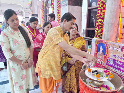 Paduka Utsav was observed at Loknath temple in Agartala on February 25.