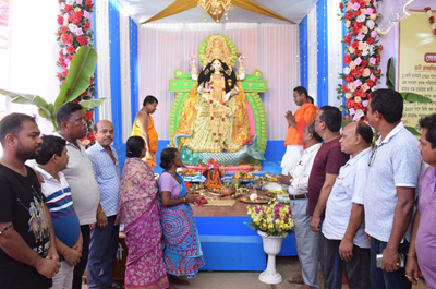 Maharaj Ganja Bazar vendors of Agartala organised Ganga Puja on June 24.