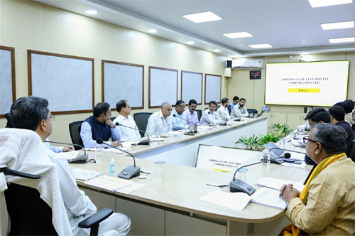 Chief Minister Dr Manik Saha chaired a review meeting with the Power Department at the Conference Hall of TIFT, Agartala on May 19. The meeting focused on reviewing the progress of ongoing works, addressing key challenges, and ensuring the timely implementation of important projects related to strengthening the power supply system and improving electricity services for the people. 