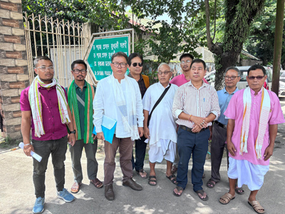 Tripura Customary Law Committee representatives met Chief Minister Dr Manik Saha on July 27 during a deputation in support of their demands.