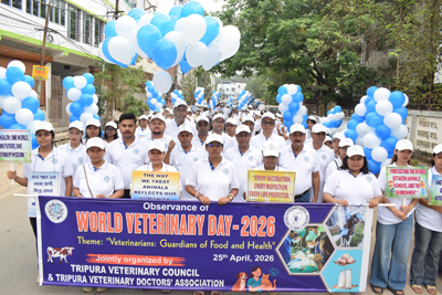 ARDD department takes out a rally to mark World Veterinary Day in Agartala on April 25 (2)