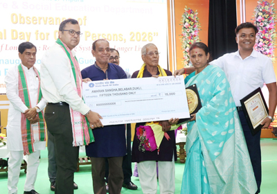 Mayor of Agartala Municipal Corporation (AMC) Dipak Majumder inaugurated the state level function of International Day for older persons in Agartala on October 30.