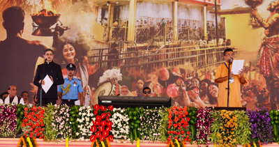 Glimpses of senior BJP leader Suvendu Adhikari on May 9 took oath as the Chief Minister of West Bengal in a mega ceremony held at Brigade Ground in Kolkata in presence of Prime Minister Narendra Modi and many other dignitaries.
