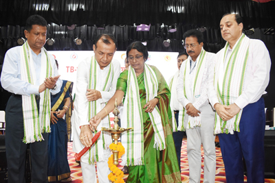 West Tripura Zilla Parishad Sabhadhipati inaugurated TB Mukta Bharat Abhiyan at Agartala on October 8.