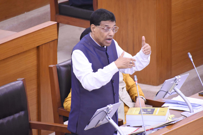 Glimpses of the last day of the Budget session of Tripura Assembly on March 23.
