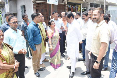 Mayor of Agartala Municipal Corporation (AMC) Dipak Majumder inspected various ongoing developmental works under Agartala Municipal Corporation on May 16.