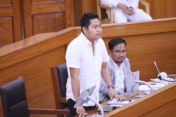 Tipra Motha MLA participate in the ongoing budget session of Tripura Legislative Assembly on March 16