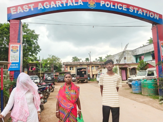 A family from the Jogendranagar area approaches East Agartala Police Station again, alleging failure to receive justice despite an earlier complaint lodged with police, on September 5.