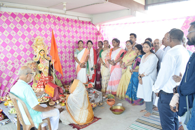 Sangh Parivar organized Bharat Mata Puja  at Nagerjala in Agartala on August 14.
