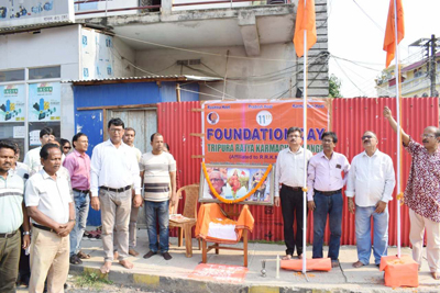 BMS foundation day observed at Agartala on April 3.