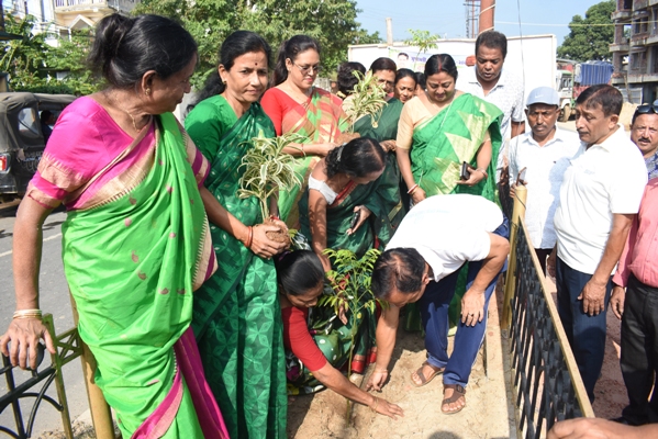Western Club of Agartala organized a plantation drive at Akhaura road on September 29.