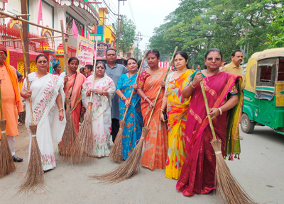 Swachhata Hi Seva 2026, the cleanliness drive by central zone of Agartala Municipal Corporation (AMC) organised in Agartala on Gandhi Jayanti on October 2.