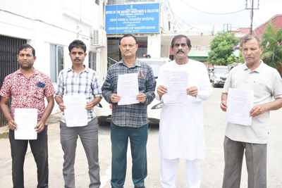 CITU meets in a deputation at DM Office in Agartala on June 29.