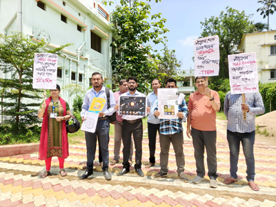 Tripura Juktibadi Bikash Mancha met in a deputation to an authority of the Education department in Agartala on May 7 demanding to include Darwin's theory in school curriculum.