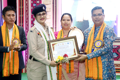 Social Welfare and Social Education Minister Tinku Roy attended the Women Day celebrations at Rabindra Satabarshiki Bhavan in Agartala on March 10.