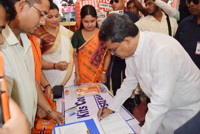 Chief Minister Dr Manik Saha and BJP state president Rajib Bhattacharjee inaugurated the Mandal level training session at a private hotel in Agartala on May 14.