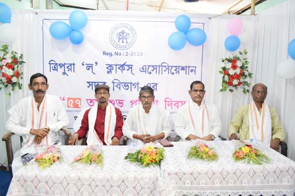 Tripura Law Clerk Association observes its 57th foundation day at Agartala on May9.