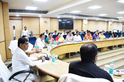 Mayor of Agartala Municipal Corporation (AMC) Dipak Majumder chaired a council meeting at AMC conference hall in Agartala on September 14.