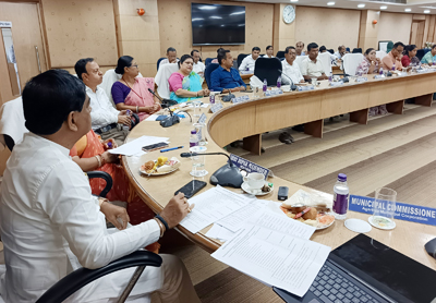 Mayor of Agartala Municipal Corporation (AMC) Dipak Majumder chaired meeting of AMC Council at Agartala on September 1.