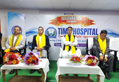 Chief Minister Dr Manik Saha inaugurated TIME hospital near Tripura University, Agartala on July 10.