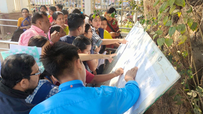CBSE secondary exams begin in different examination centers across Agartala on February 17.