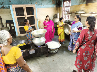 Tripura Commission for Protection of Child Rights (TCPCR) team inspected mid-day meal preparations in different schools of Agartala on May 7.