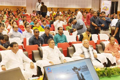 Chief Minister Dr Manik Saha and Union Minister Manohar Lal listened to the Mann Ki Baat programme of Prime Minister Narendra Modi at Muktadhara Auditorium in Agartala on May 31.
