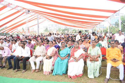 Chief Minister Dr Manik Saha inaugurated the Viksit Bharat Sankalpa Sabha at Agartala on October 7.