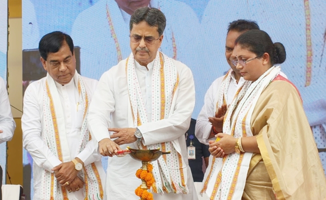 Chief Minister Dr Manik Saha inaugurated a new building of ward number 43 of Agartala Municipal Corporation (AMC) in Pratapgarh area of the city on October 4.
