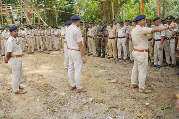 Tight security arrangements are being made across all venues in Agartala, where Union Home Minister Amit Shah will visit during his state visit on June 4th and 5th including at the Pushpabanta Palace, where the Home Minister will lay the foundation stone for the heritage hotel.
