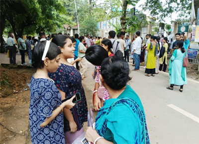 NEET UG re-exam held in different centres of Agartala on June 21.