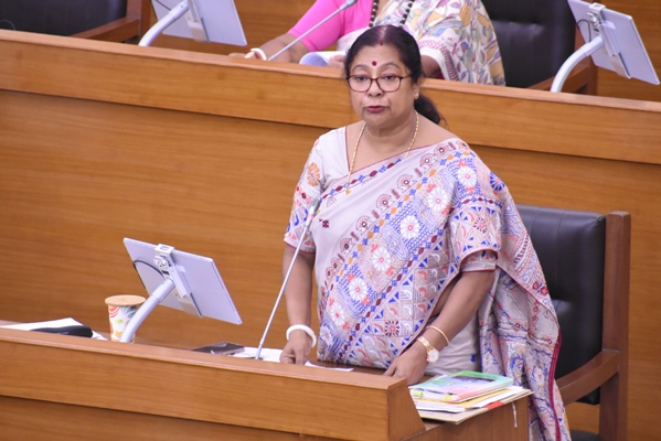 BJP legislators present at the special session of Tripura Assembly to discuss women reservation bill on April 30.