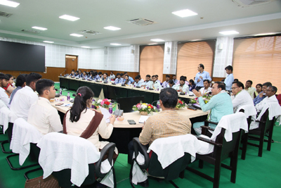 Minister Kishore Barman Attends Interaction Programme with Government Officers on Duty (GODs) at State Guest House, Agartala on August 5.