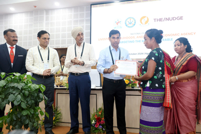 ARDD Minister Sudhangshu Das attended the national conclave on Livestock at Pragna Bhavan in Agartala on October 8.