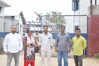 DYFI leaders met in a deputation at the office of SP West Tripura on June 25 demanding crackdown on drug smuggling.