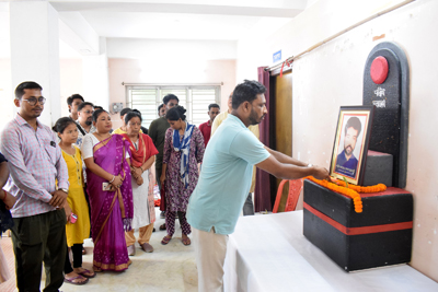 DYFI remembered martyr leader Tapan Chakraborty during a memorial programme held at Chhatra Yuva Bhavan in Agartala on August 31.