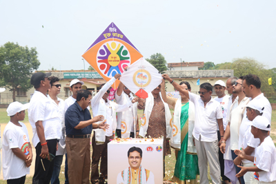 A Kite flying competition was held at Matri Palli area of Agartala on April 25.