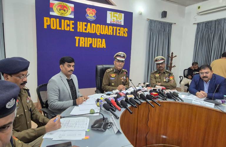 Tripura records lowest crime rate in 20 years in 2025: DGP